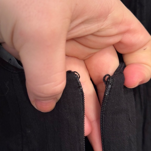 Charming Perfection Black Tie-Back Mini Shift Dress | L - Picture 5 of 5